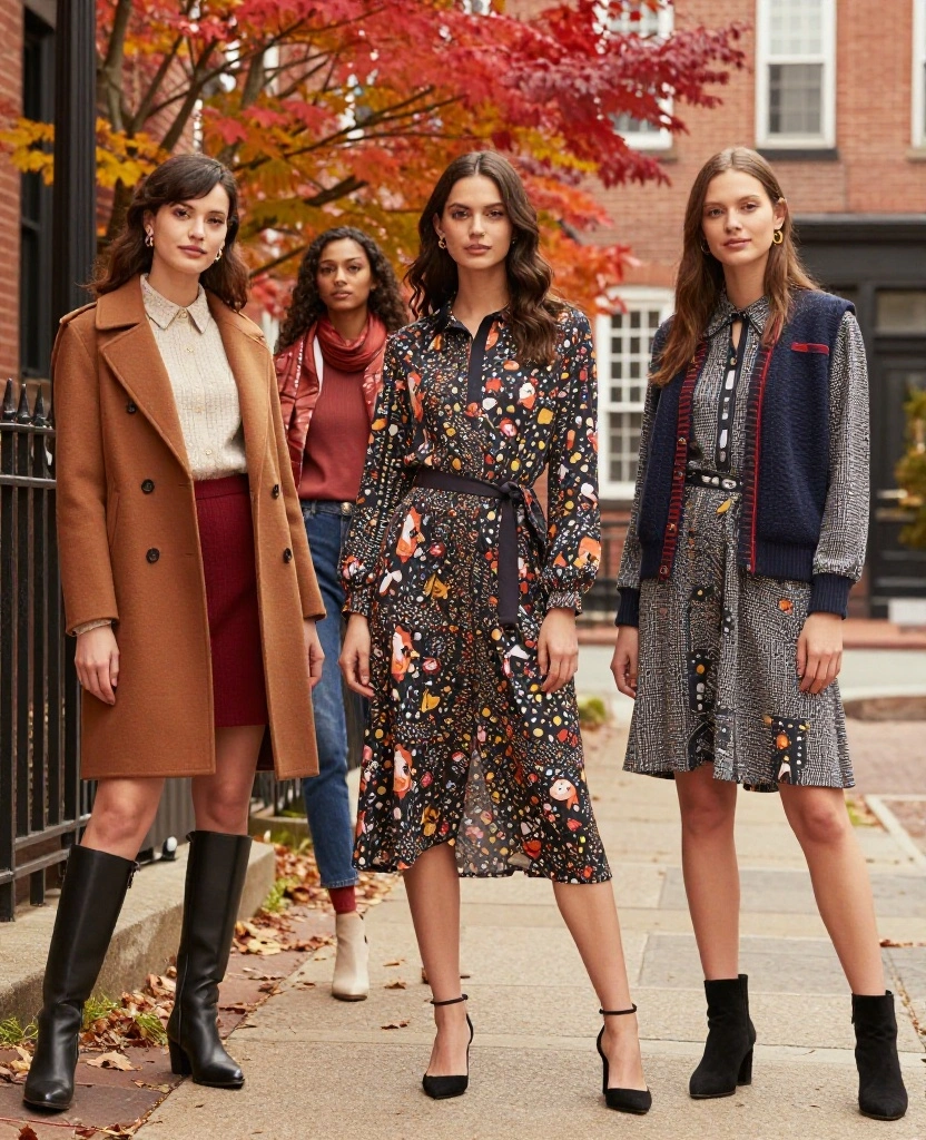 12 Must-Have Philadelphia Outfits for November That Are Both Chic and Cozy! 81 what to wear in Philadelphia in November 12 Must-Have Philadelphia Outfits for November That Are Both Chic and Cozy! - 11. Playful Prints with Neutral Base Layers 1