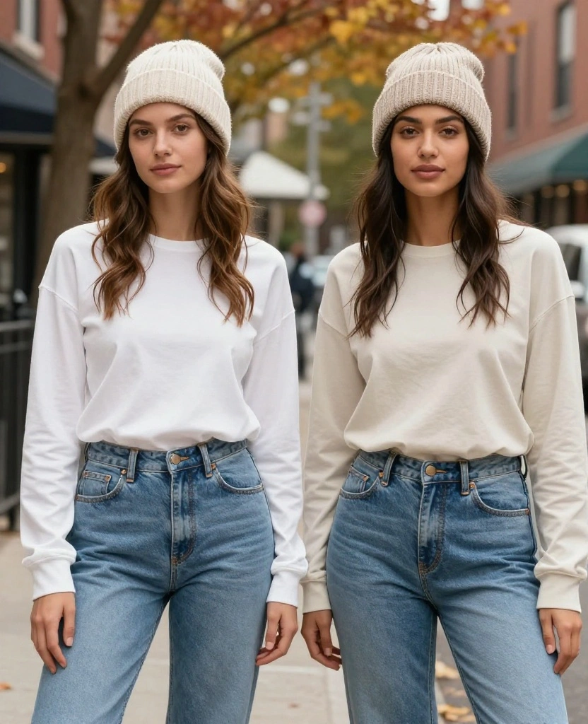 12 Must-Have Philadelphia Outfits for November That Are Both Chic and Cozy! 27 what to wear in Philadelphia in November 12 Must-Have Philadelphia Outfits for November That Are Both Chic and Cozy! - 5. Knit Beanies with Casual Outfits 1