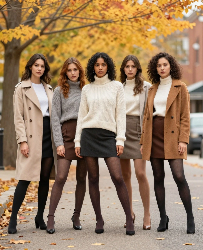12 Must-Have Philadelphia Outfits for November That Are Both Chic and Cozy! 34 what to wear in Philadelphia in November 12 Must-Have Philadelphia Outfits for November That Are Both Chic and Cozy! - 6. Layered Skirts with Thick Tights 1