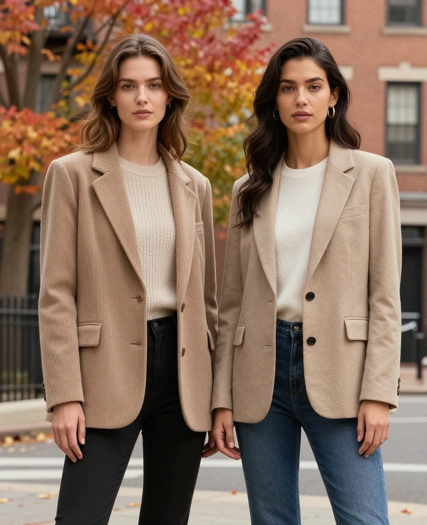 12 Must-Have Philadelphia Outfits for November That Are Both Chic and Cozy! 50 what to wear in Philadelphia in November 12 Must-Have Philadelphia Outfits for November That Are Both Chic and Cozy! - 8. Tailored Blazers with Casual Layers 1