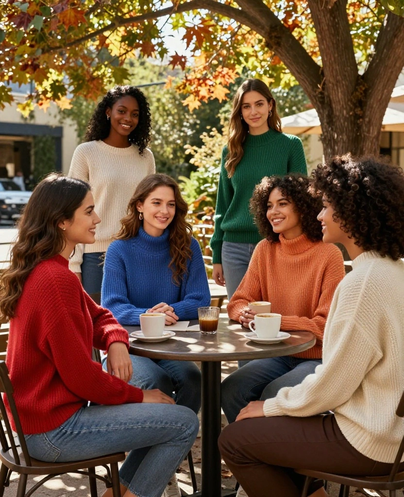12 Must-Have Pieces for Your California November Wardrobe (You’ll Want #8!) 8 what to wear in California this November 12 Must-Have Pieces for Your California November Wardrobe (You’ll Want #8!) - 2. Cozy Knit Sweater 1