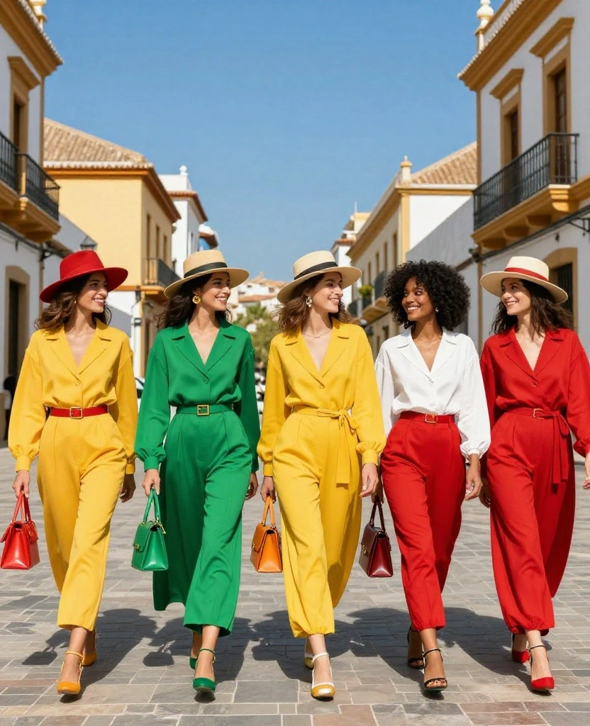 12 October Fashion Tips for Valencia That Will Keep You Stylish and Comfortable (Wait Until You See #8!) 15 What to Wear in Valencia in October 12 October Fashion Tips for Valencia That Will Keep You Stylish and Comfortable (Wait Until You See #8!) - 3. Brighten Up with Bold Colors 1