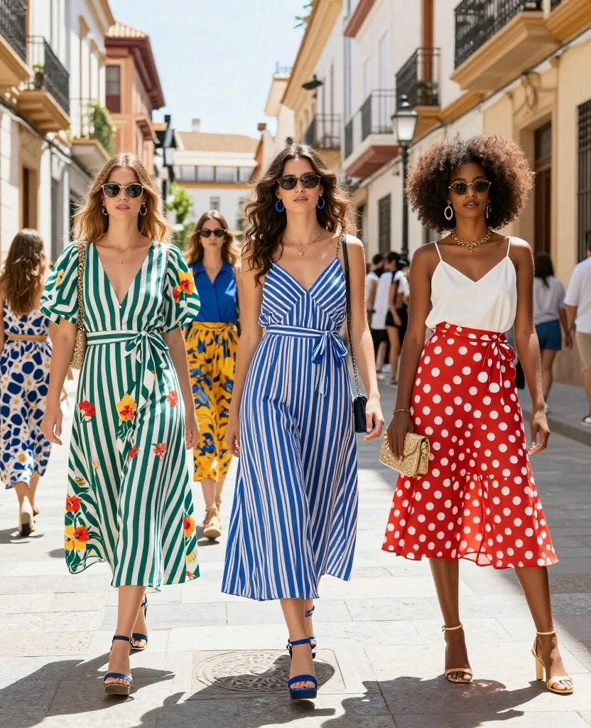 12 October Fashion Tips for Valencia That Will Keep You Stylish and Comfortable (Wait Until You See #8!) 34 What to Wear in Valencia in October 12 October Fashion Tips for Valencia That Will Keep You Stylish and Comfortable (Wait Until You See #8!) - 6. Experiment with Patterns 1