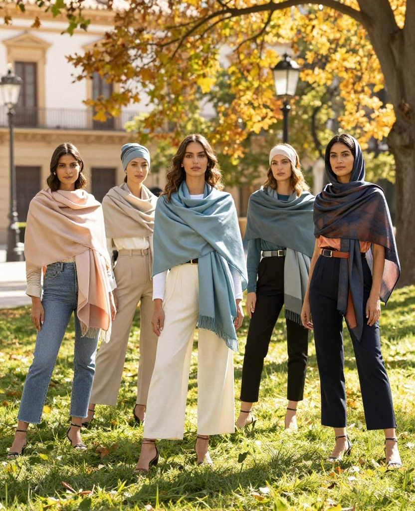 12 October Fashion Tips for Valencia That Will Keep You Stylish and Comfortable (Wait Until You See #8!) 57 What to Wear in Valencia in October 12 October Fashion Tips for Valencia That Will Keep You Stylish and Comfortable (Wait Until You See #8!) - 9. Layer with Flowing Scarves 1