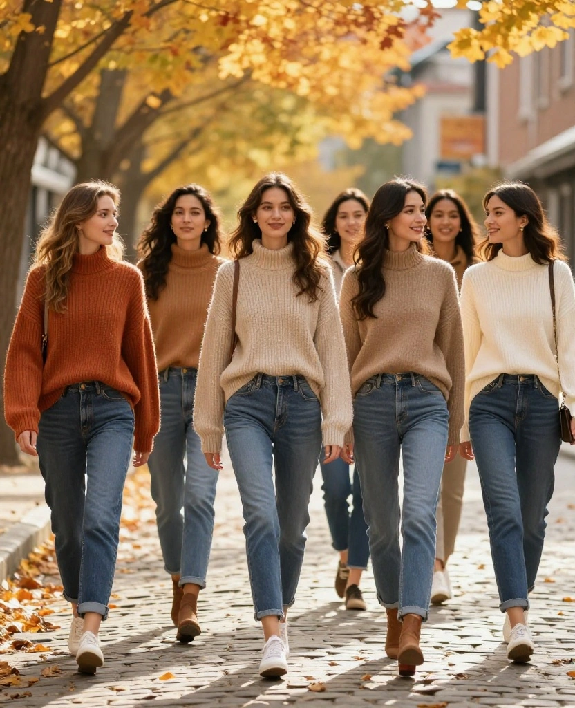 12 Trendy Fall Fashion Picks for Your Montréal October Adventure (You’ll Love #3!) 1 What to Wear in Montréal in October 12 Trendy Fall Fashion Picks for Your Montréal October Adventure (You’ll Love #3!) - 1. Oversized Knit Sweater 1