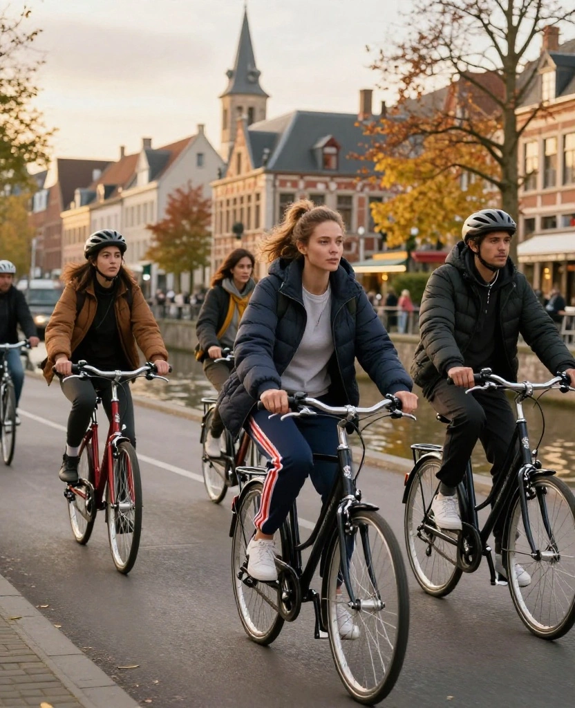12 Trendy Fall Looks for Your Ghent Adventure This October! 36 what to wear in Ghent in October 12 Trendy Fall Looks for Your Ghent Adventure This October! - 6. Trendy Athleisure Looks 1