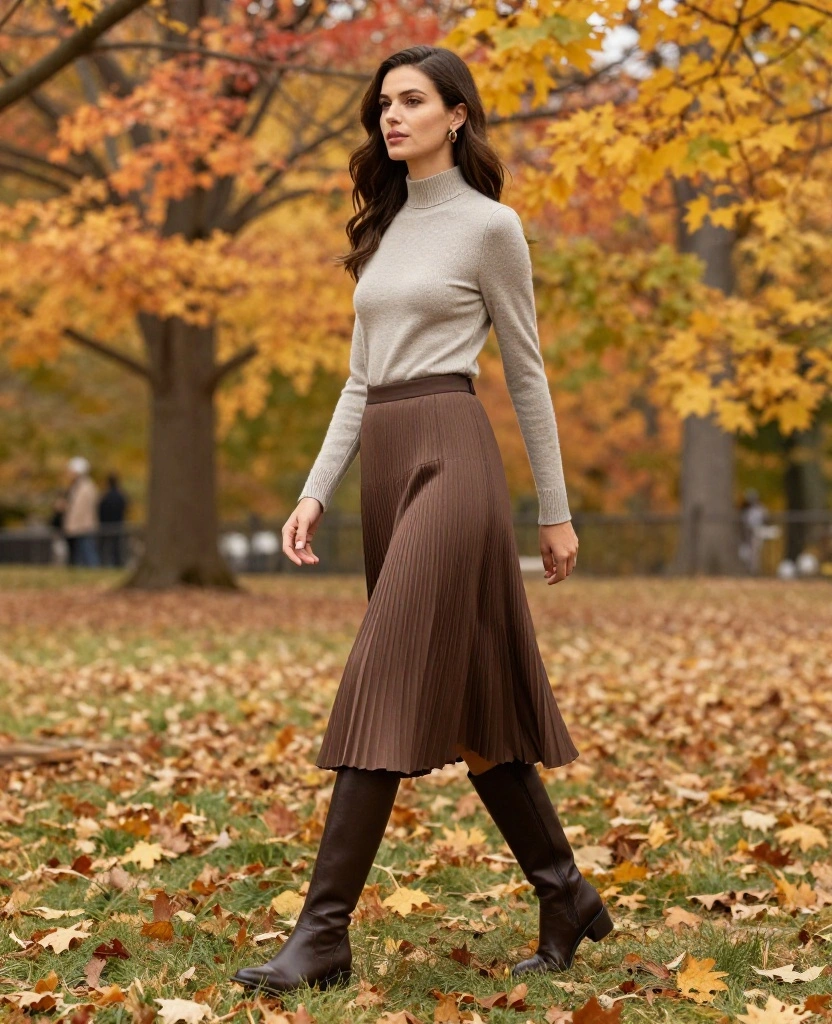 12 Trendy October Fashion Tips for Toronto That Will Turn Heads! 36 What to Wear in Toronto in October 12 Trendy October Fashion Tips for Toronto That Will Turn Heads! - 6. Chic Layered Skirts 1