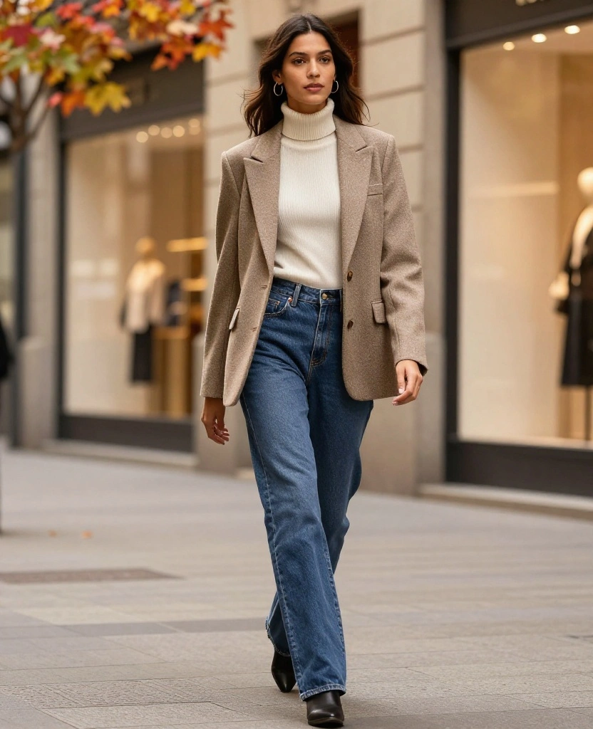 13 Chic Fall Fashion Ideas for Your Madrid Trip in October (Don't Miss #9!) 75 What to Wear in Madrid in October 13 Chic Fall Fashion Ideas for Your Madrid Trip in October (Don't Miss #9!) - 11. Tailored Blazers 1