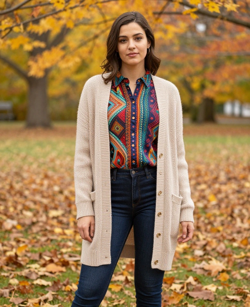 13 Eco-Friendly Outfit Ideas for a Green October in Halifax 66 what to wear in Halifax in October 13 Eco-Friendly Outfit Ideas for a Green October in Halifax - 10. Bright Layered Outfits with Ethical Fabrics 1
