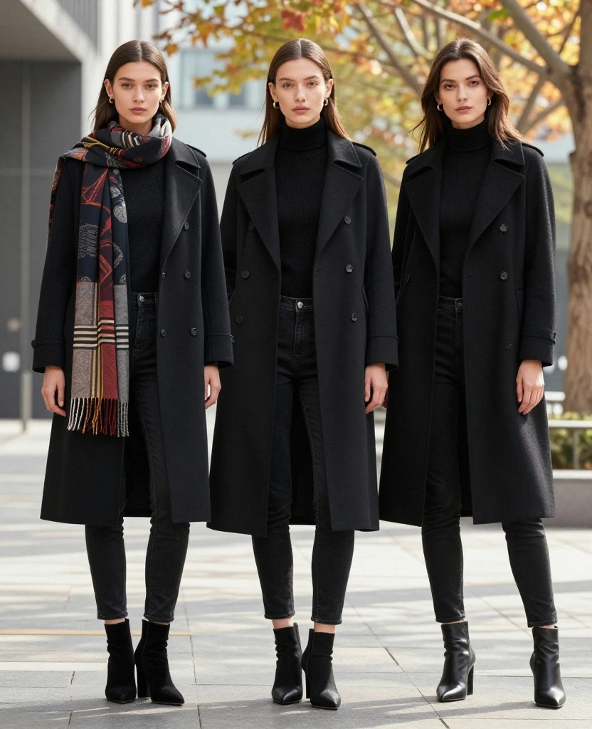 13 Must-Have Outfits for Exploring Hamburg in October (You’ll Love #7!) 52 what to wear in Hamburg in October 13 Must-Have Outfits for Exploring Hamburg in October (You’ll Love #7!) - 8. Timeless Black on Black 1