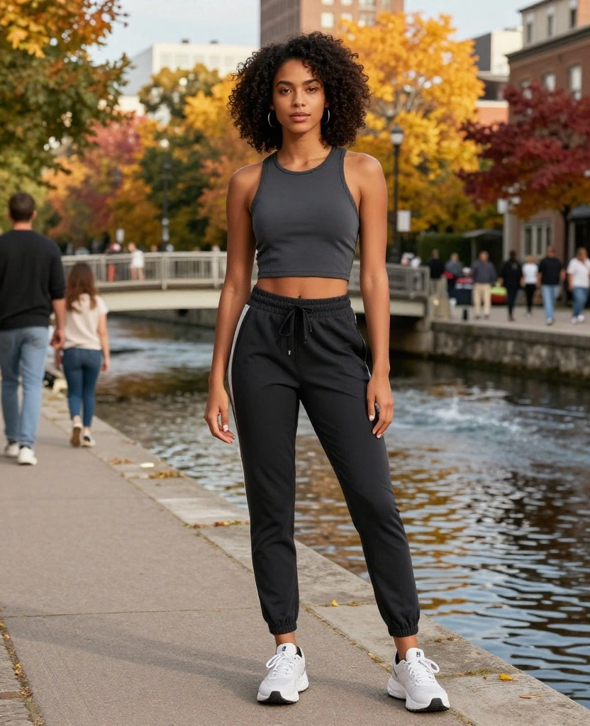 13 Must-Have Travel Outfits for October in Ottawa That Are Too Cute to Miss! 73 What to Wear in Ottawa in October 13 Must-Have Travel Outfits for October in Ottawa That Are Too Cute to Miss! - 11. Layered Athleisure 1
