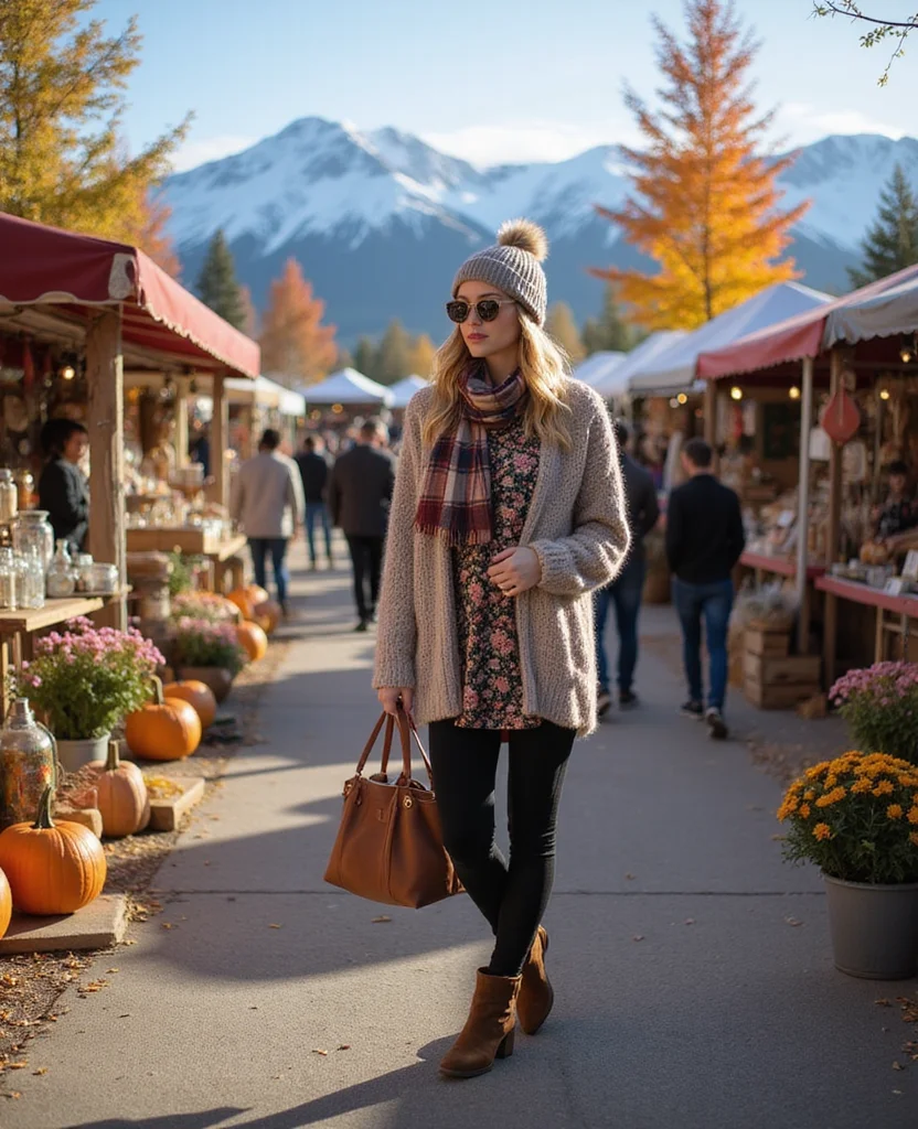 13 Travel Outfits for Anchorage in October That Will Keep You Comfy While Exploring! 66 What to Wear in Anchorage in October 13 Travel Outfits for Anchorage in October That Will Keep You Comfy While Exploring! - 10. Effortless Style: Leggings and Tunics 1