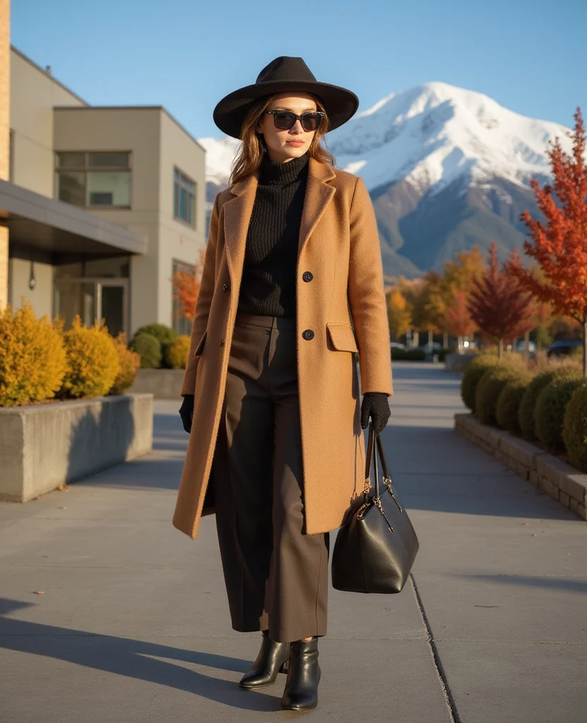 13 Travel Outfits for Anchorage in October That Will Keep You Comfy While Exploring! 75 What to Wear in Anchorage in October 13 Travel Outfits for Anchorage in October That Will Keep You Comfy While Exploring! - 11. Textured Layers: Wool Blends 1