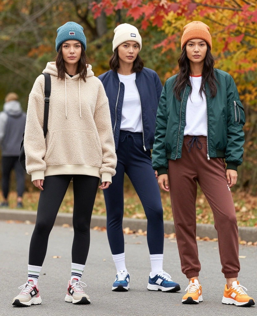 13 Travel Outfits for Anchorage in October That Will Keep You Comfy While Exploring! 8 What to Wear in Anchorage in October 13 Travel Outfits for Anchorage in October That Will Keep You Comfy While Exploring! - 2. Chic in Fleece: Stylish Athleisure 1