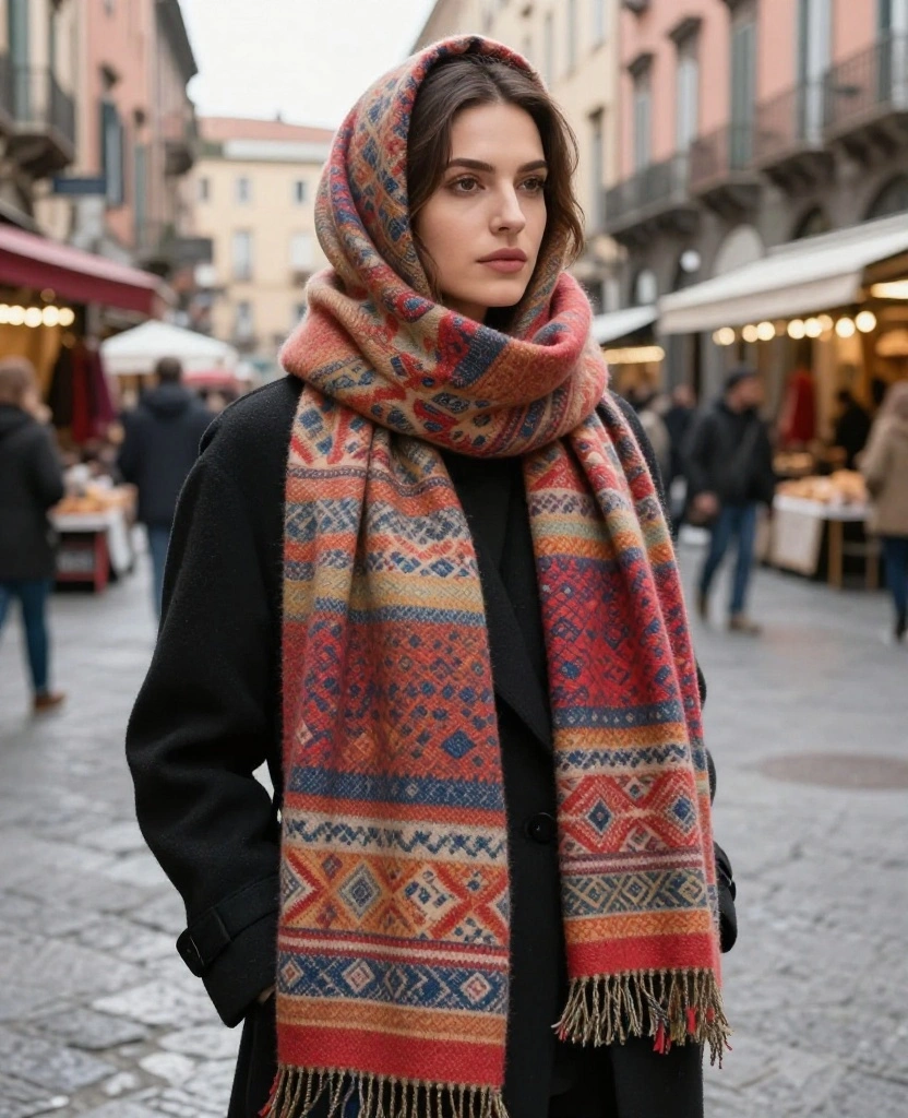 14 Fall Wardrobe Essentials for an Unforgettable Trip to Naples in October! 27 what to wear in Naples in October 14 Fall Wardrobe Essentials for an Unforgettable Trip to Naples in October! - 5. Statement Scarves 1