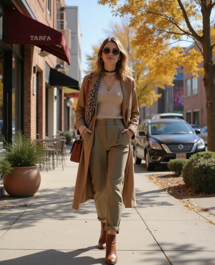 14 Layering Hacks for Houston's October Weather That Will Keep You Stylish! 45 What to Wear in Houston in October 14 Layering Hacks for Houston's October Weather That Will Keep You Stylish! - 7. Layering with Lightweight Outerwear 1