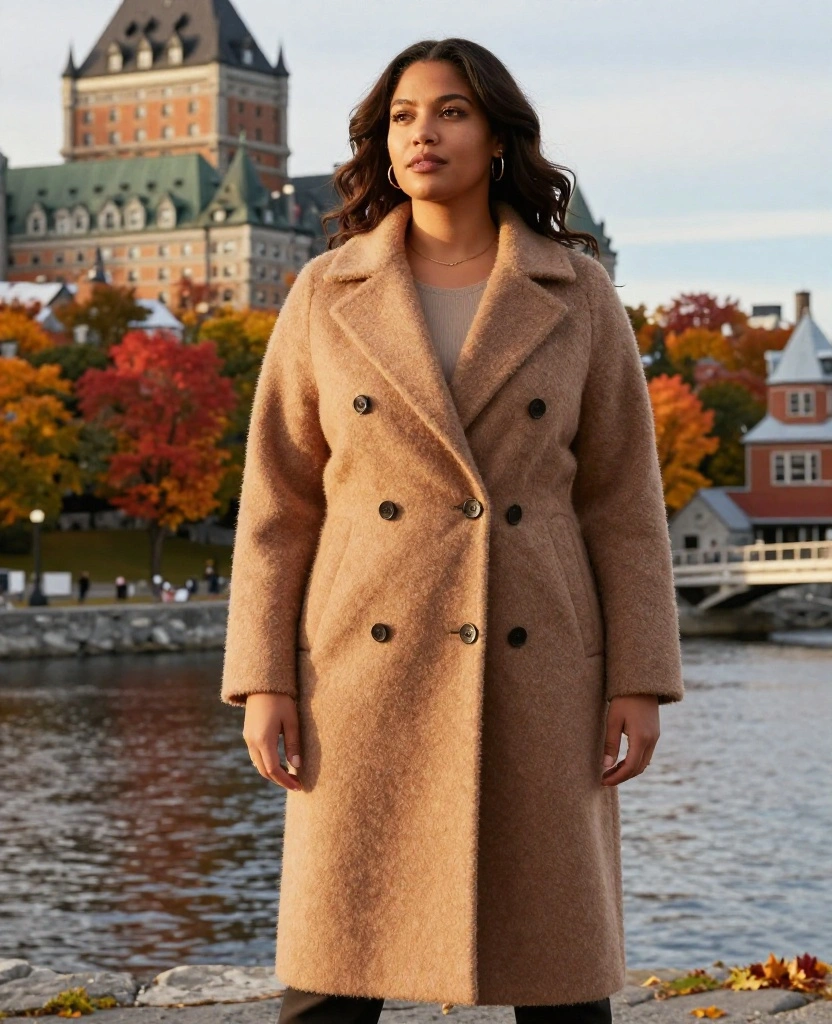 14 Trendy Outfits to Rock in Québec City This October (You’ll Love #6!) 36 What to Wear in Québec City in October 14 Trendy Outfits to Rock in Québec City This October (You’ll Love #6!) - 6. Statement Outerwear 1