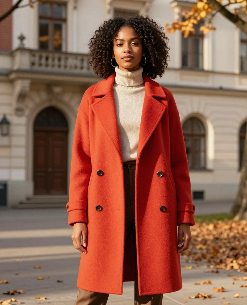 15 Chic Layering Ideas for Your Kraków Trip This October (Don't Miss #9!) 50 what to wear in Kraków in October 15 Chic Layering Ideas for Your Kraków Trip This October (Don't Miss #9!) - 8. Statement Coats with Neutral Layers 1