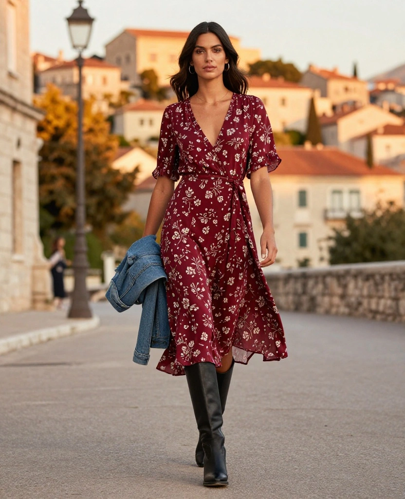 15 Chic Looks to Rock in Kotor This October (Especially #8!) 8 what to wear in Kotor in October 15 Chic Looks to Rock in Kotor This October (Especially #8!) - 2. Chic Midi Dresses for Day-to-Night 1
