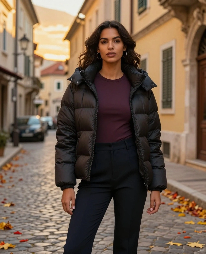 15 Chic Looks to Rock in Kotor This October (Especially #8!) 41 what to wear in Kotor in October 15 Chic Looks to Rock in Kotor This October (Especially #8!) - 7. Stylish Layers for Chilly Evenings 1