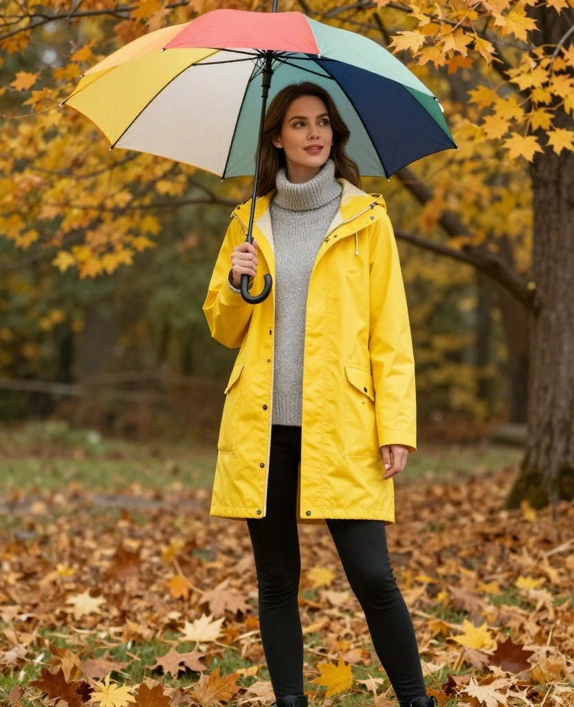 15 Cozy Layering Ideas for a Perfect Jasper October Adventure (Don't Miss #4!) 66 What to Wear in Jasper in October 15 Cozy Layering Ideas for a Perfect Jasper October Adventure (Don't Miss #4!) - 10. Cute Raincoats and Colorful Layers 1