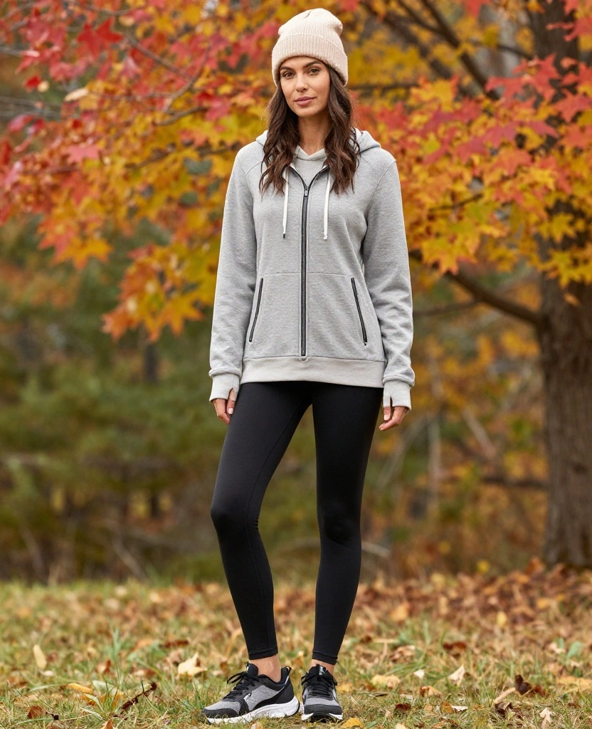 15 Cozy Layering Ideas for a Perfect Jasper October Adventure (Don't Miss #4!) 89 What to Wear in Jasper in October 15 Cozy Layering Ideas for a Perfect Jasper October Adventure (Don't Miss #4!) - 13. Layered Athleisure for Comfort 1