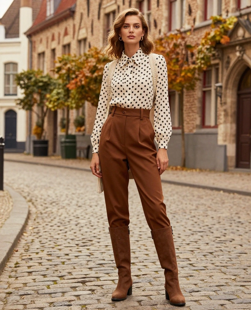 15 Fabulous Fall Outfits for Bruges You Need to Try This October! 43 what to wear in Bruges in October 15 Fabulous Fall Outfits for Bruges You Need to Try This October! - 7. Vintage-Inspired Layers 1