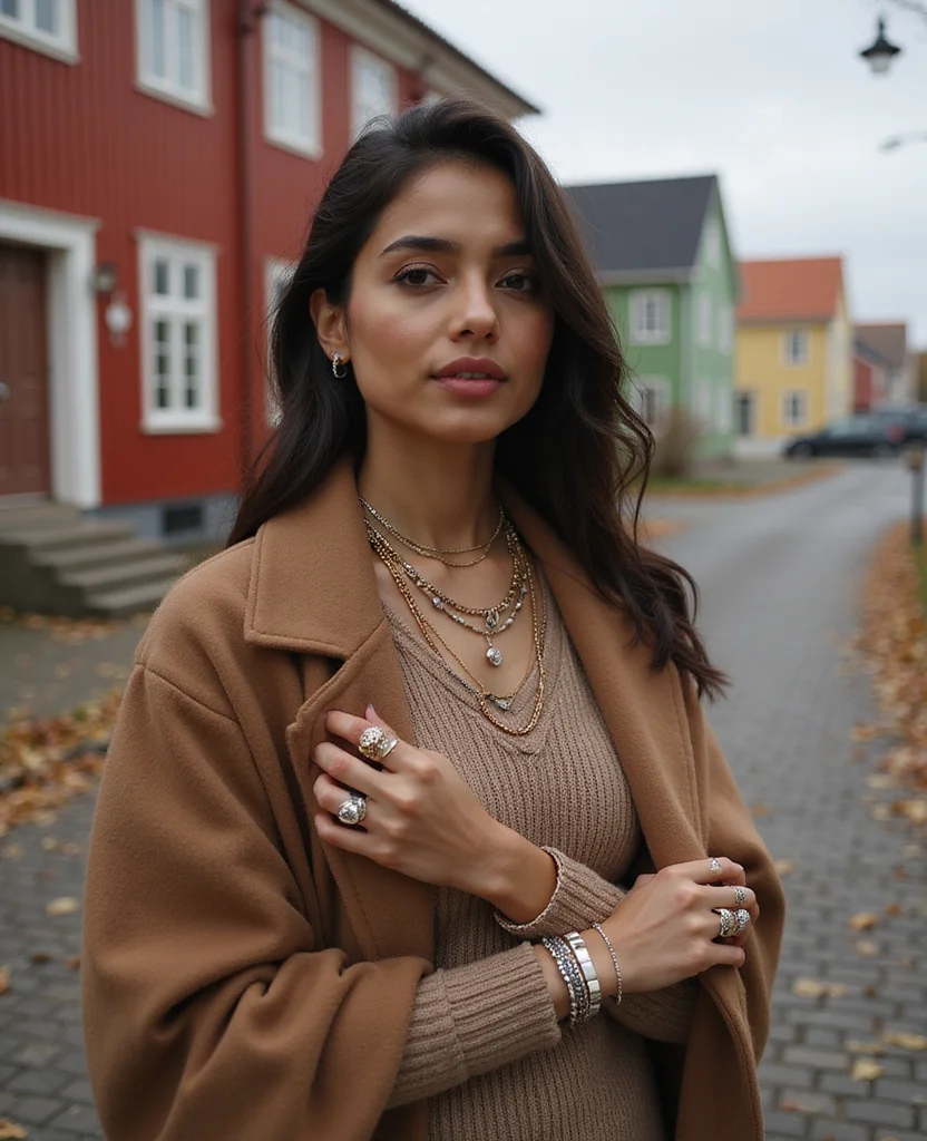 15 Fall Fashion Essentials for Reykjavík in October (Get Ready for Cozy Vibes!) 99 what to wear in Reykjavík in October 15 Fall Fashion Essentials for Reykjavík in October (Get Ready for Cozy Vibes!) - 15. Layered Jewelry 1