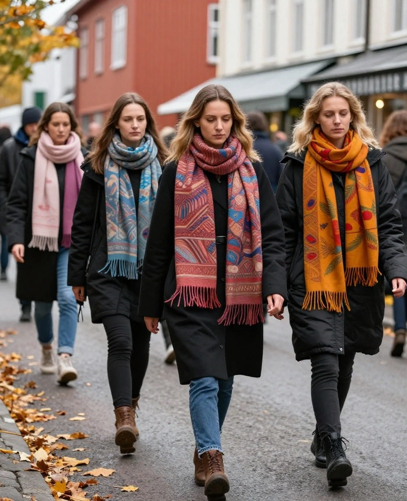 15 Fall Fashion Essentials for Reykjavík in October (Get Ready for Cozy Vibes!) 8 what to wear in Reykjavík in October 15 Fall Fashion Essentials for Reykjavík in October (Get Ready for Cozy Vibes!) - 2. Stylish Scarves 1