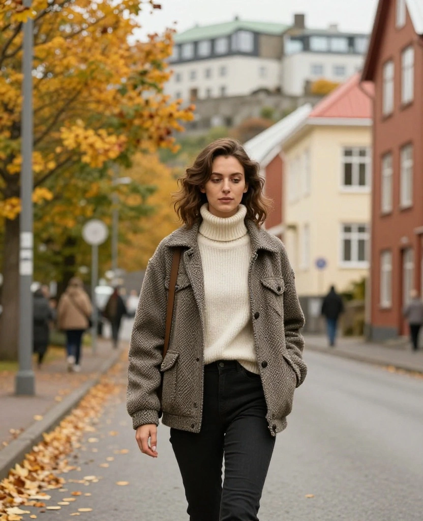 15 Fall Fashion Essentials for Reykjavík in October (Get Ready for Cozy Vibes!) 27 what to wear in Reykjavík in October 15 Fall Fashion Essentials for Reykjavík in October (Get Ready for Cozy Vibes!) - 5. Cozy Turtlenecks 1