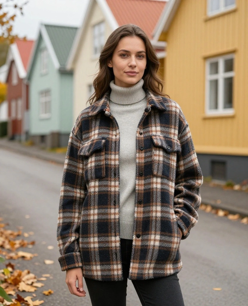 15 Fall Fashion Essentials for Reykjavík in October (Get Ready for Cozy Vibes!) 41 what to wear in Reykjavík in October 15 Fall Fashion Essentials for Reykjavík in October (Get Ready for Cozy Vibes!) - 7. Flannel Shackets 1