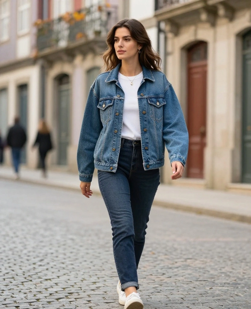 15 Fall Fashion Must-Haves for Porto That You'll Absolutely Love! 66 what to wear in Porto in October 15 Fall Fashion Must-Haves for Porto That You'll Absolutely Love! - 10. Denim Jackets 1