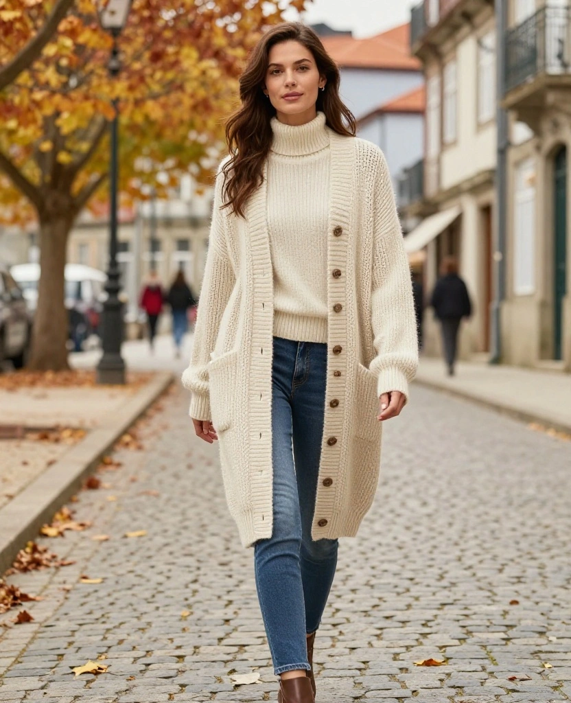 15 Fall Fashion Must-Haves for Porto That You'll Absolutely Love! 36 what to wear in Porto in October 15 Fall Fashion Must-Haves for Porto That You'll Absolutely Love! - 6. Cozy Cardigans 1