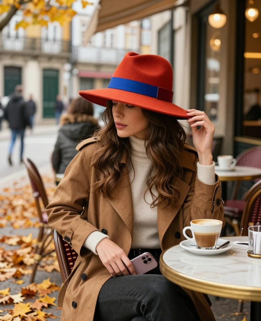 15 Fall Fashion Must-Haves for Porto That You'll Absolutely Love! 43 what to wear in Porto in October 15 Fall Fashion Must-Haves for Porto That You'll Absolutely Love! - 7. Statement Hats 1