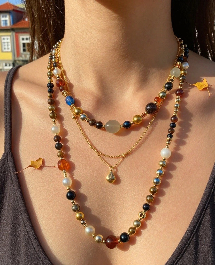 15 Fall Fashion Must-Haves for Porto That You'll Absolutely Love! 52 what to wear in Porto in October 15 Fall Fashion Must-Haves for Porto That You'll Absolutely Love! - 8. Layered Necklaces 1