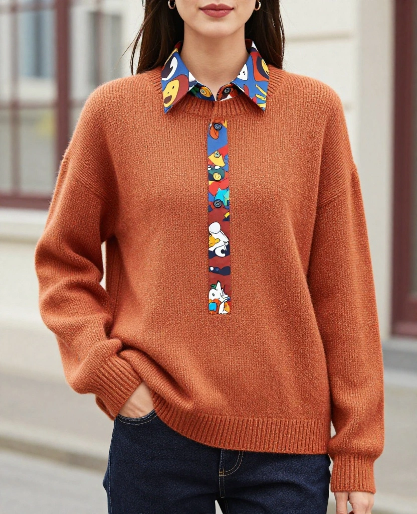 15 Must-Have Autumn Looks for Frankfurt That Are Perfect for Layering! 66 what to wear in Frankfurt in October 15 Must-Have Autumn Looks for Frankfurt That Are Perfect for Layering! - 10. Playful Prints: Layered with Personal Flair 1