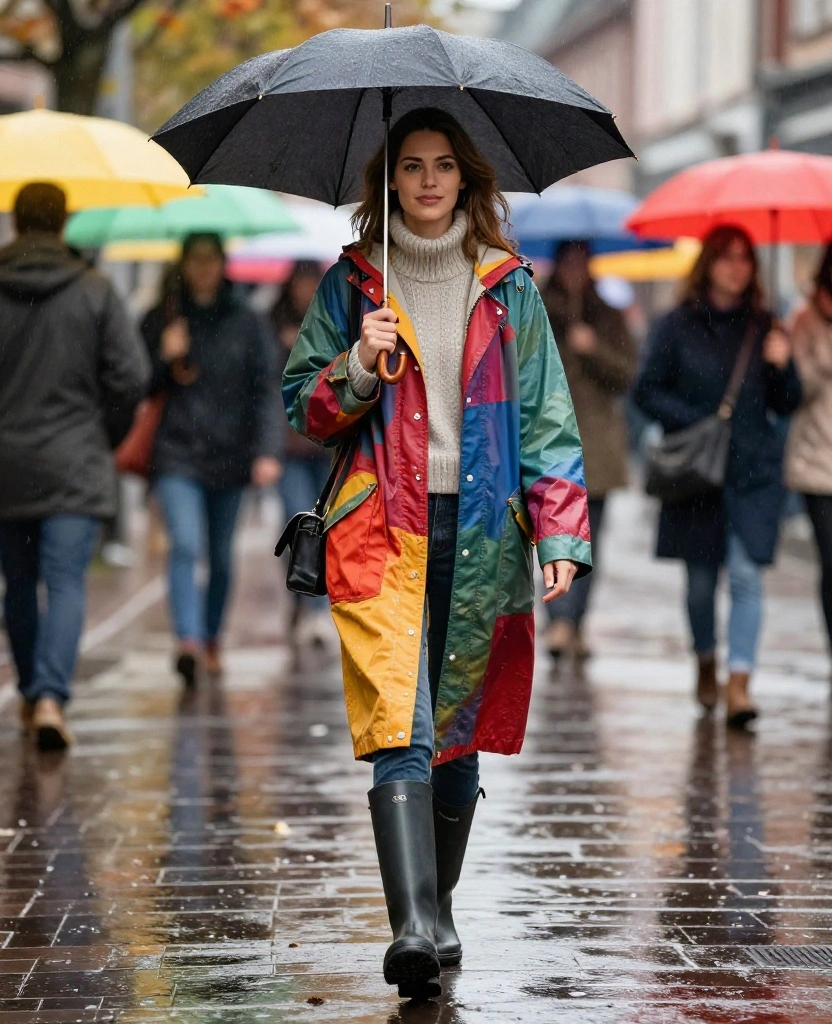 15 Must-Have Autumn Looks for Frankfurt That Are Perfect for Layering! 73 what to wear in Frankfurt in October 15 Must-Have Autumn Looks for Frankfurt That Are Perfect for Layering! - 11. Fashionable Raincoats: Stylish and Functional 1
