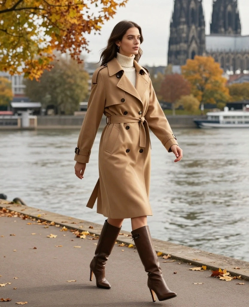 15 Must-Have Outfits for Your Cologne October Adventure (You Won't Want to Miss #7!) 8 what to wear in Cologne in October 15 Must-Have Outfits for Your Cologne October Adventure (You Won't Want to Miss #7!) - 2. Chic Trench Coat Ensemble 1