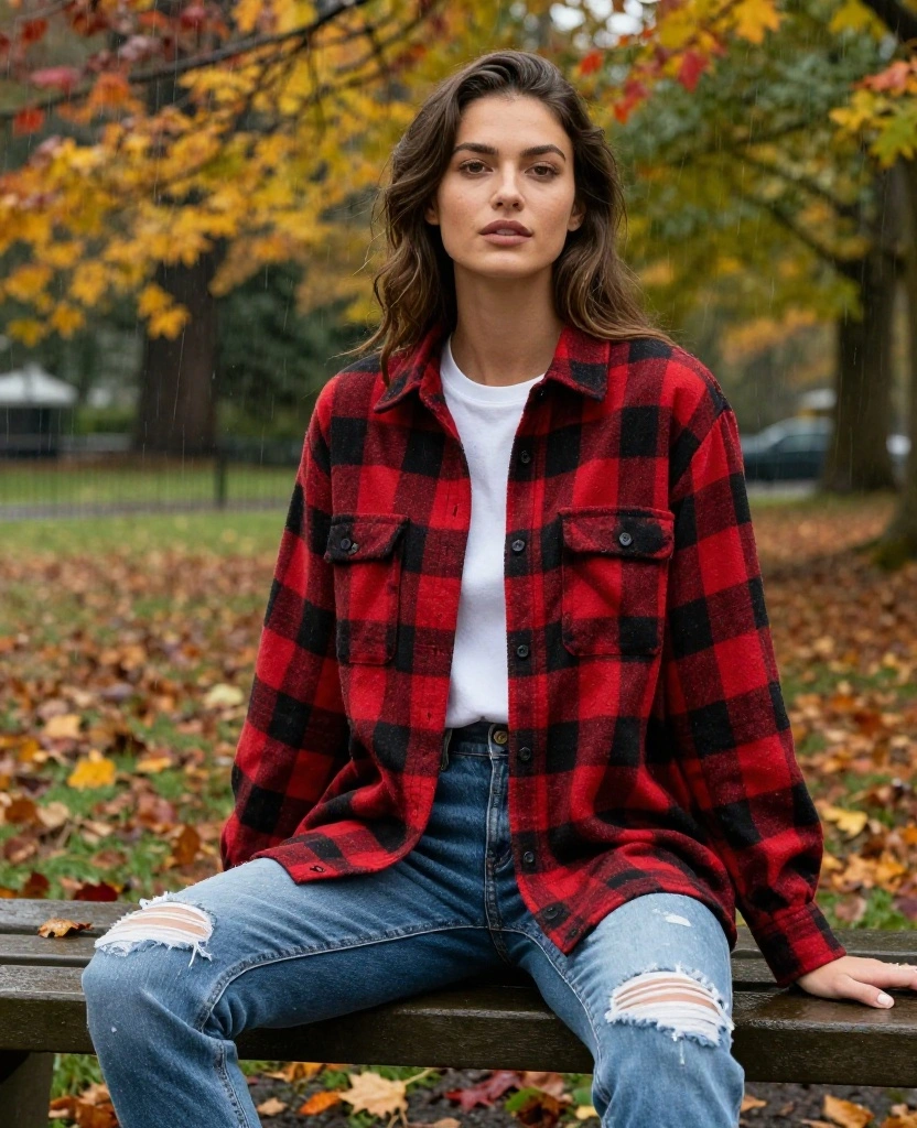 15 Seattle November Outfits That Are Stylish, Warm, and Totally Rain-Ready! 73 what to wear in Seattle in November 15 Seattle November Outfits That Are Stylish, Warm, and Totally Rain-Ready! - 11. Flannel Shirts for Casual Comfort 1
