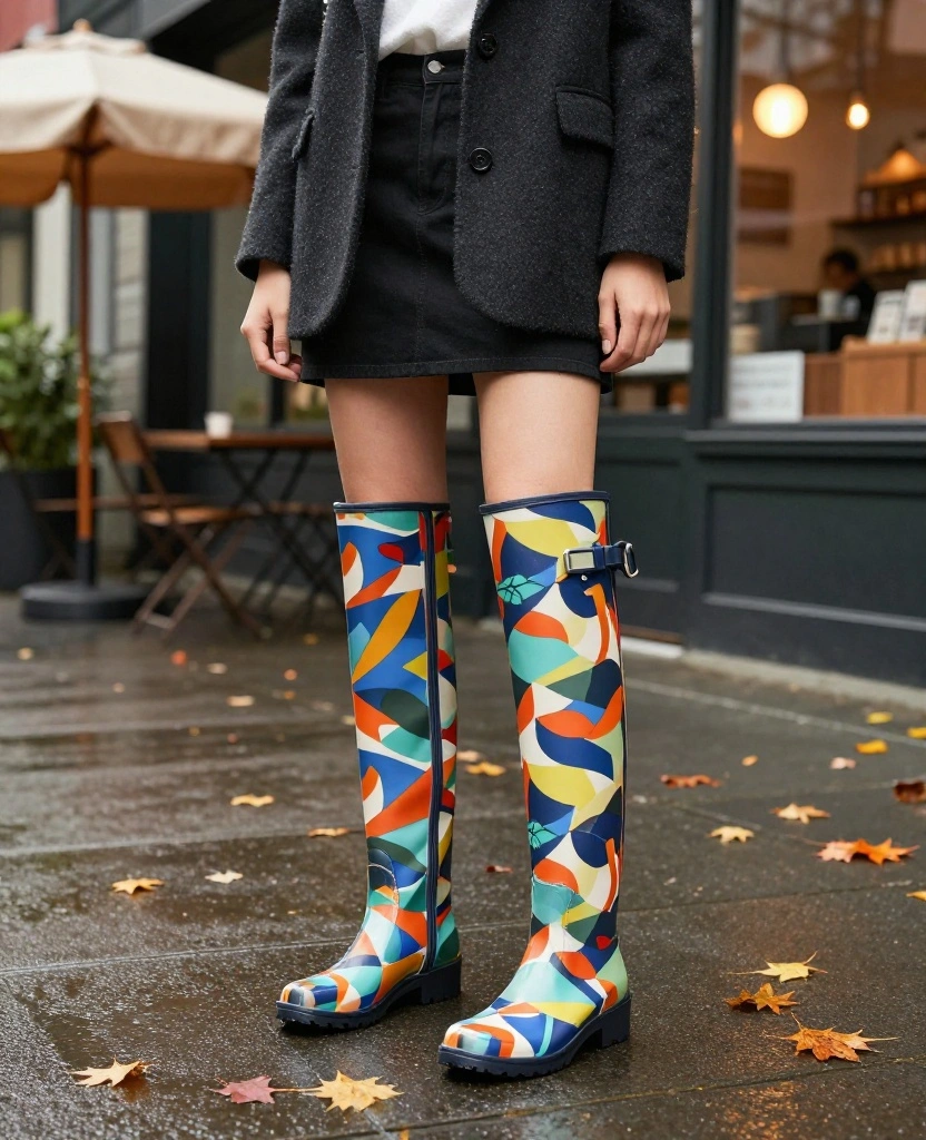 15 Seattle November Outfits That Are Stylish, Warm, and Totally Rain-Ready! 15 what to wear in Seattle in November 15 Seattle November Outfits That Are Stylish, Warm, and Totally Rain-Ready! - 3. Rain Boots: Function Meets Fashion 1