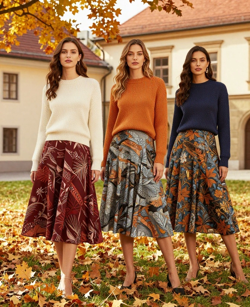 15 Stylish Tips for Dressing in Ljubljana This October (You’ll Love #11!) 66 what to wear in Ljubljana in October 15 Stylish Tips for Dressing in Ljubljana This October (You’ll Love #11!) - 10. Embrace Midi and Maxi Skirts 1