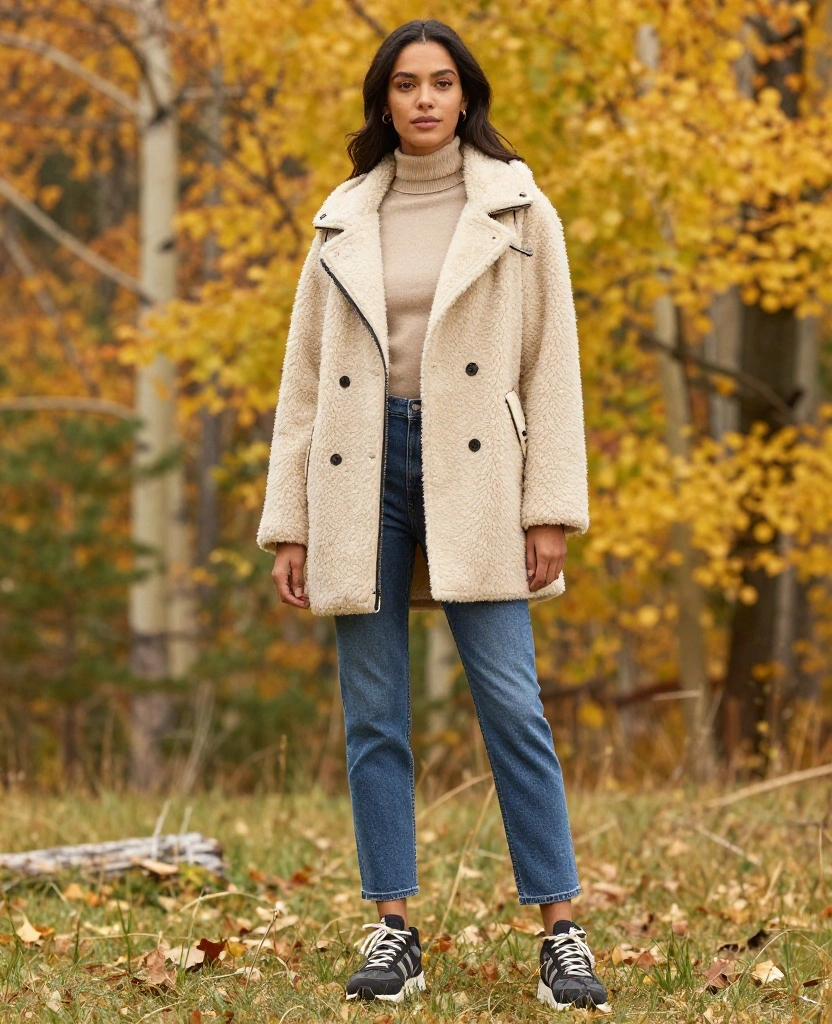 15 Trending Outfits for Your Aspen Adventure in October (You Won't Believe #7!) 89 What to Wear in Aspen in October 15 Trending Outfits for Your Aspen Adventure in October (You Won't Believe #7!) - 13. Chic Anorak with Fleece Lining 1