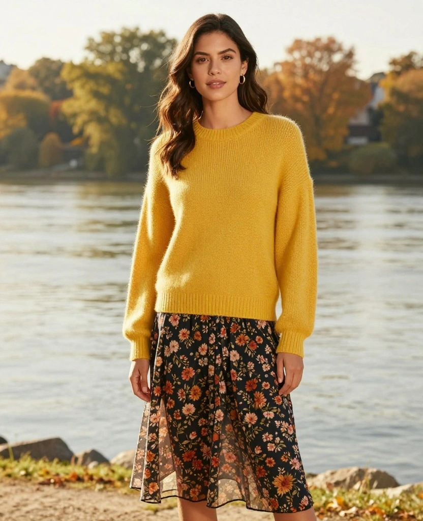 15 Trendy Fall Outfits for Your Bratislava Trip in October (Surprise #3 Will Wow You!) 22 what to wear in Bratislava in October 15 Trendy Fall Outfits for Your Bratislava Trip in October (Surprise #3 Will Wow You!) - 4. Cozy Knits & Midi Skirts 1