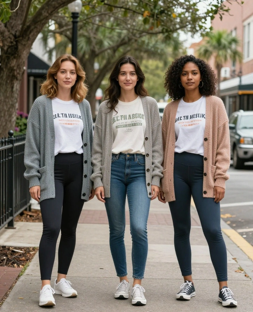 Don't Get Caught in the Cold: 12 Must-Have Looks for Jacksonville in November! 15 What to Wear in Jacksonville in November Don't Get Caught in the Cold: 12 Must-Have Looks for Jacksonville in November! - 3. Cozy Cardigans for a Relaxed Look 1