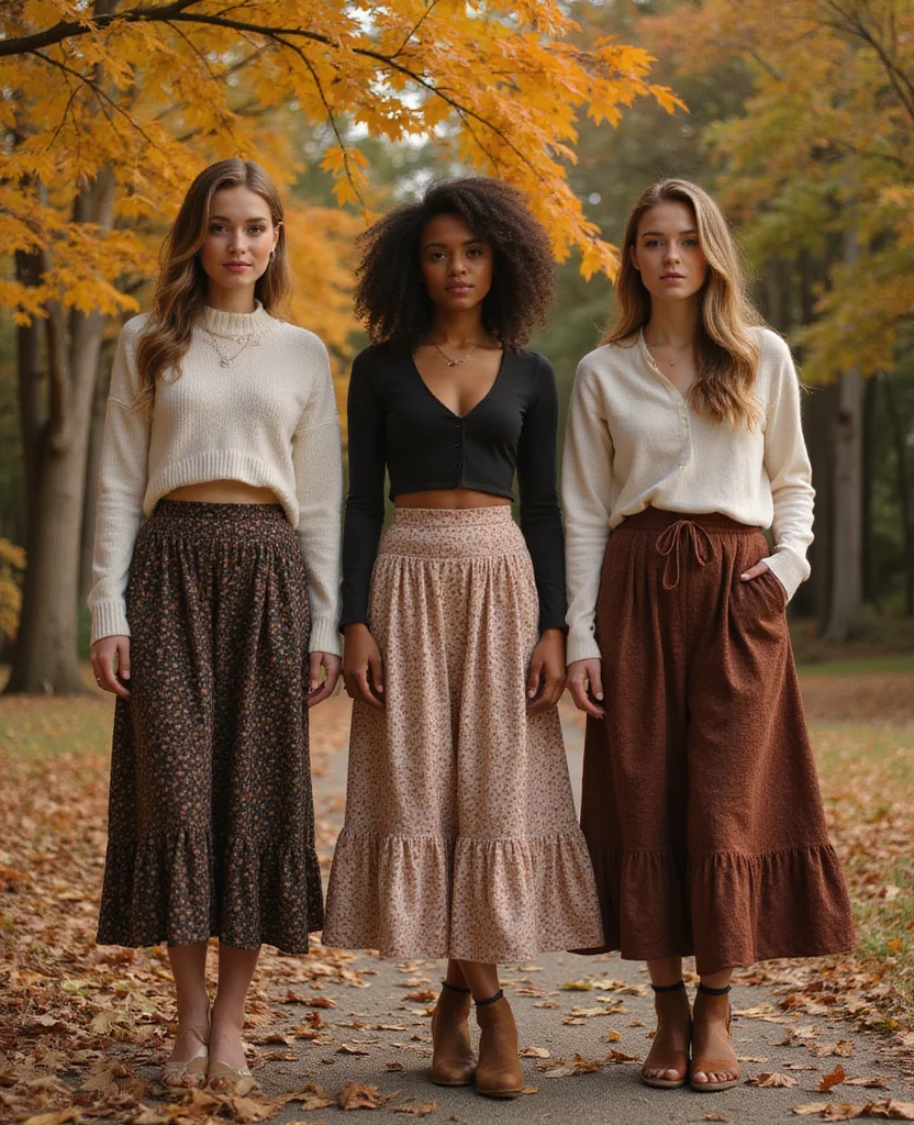 Don't Get Caught in the Cold: 12 Must-Have Looks for Jacksonville in November! 59 What to Wear in Jacksonville in November Don't Get Caught in the Cold: 12 Must-Have Looks for Jacksonville in November! - 9. Trendy Midi Skirts 1