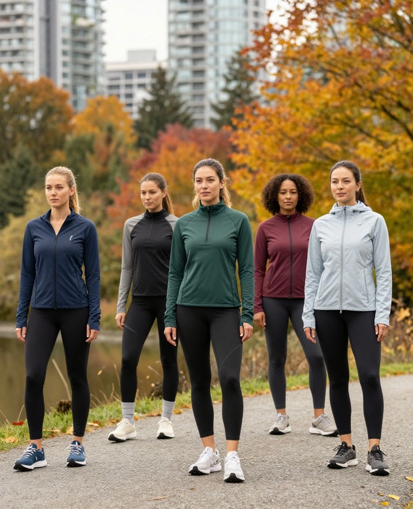 Master the Art of Layering: 13 Vancouver Outfits for October You Need to Try! 78 what to wear in Vancouver in October Master the Art of Layering: 13 Vancouver Outfits for October You Need to Try! - 12. Layered Activewear for the Outdoors 1
