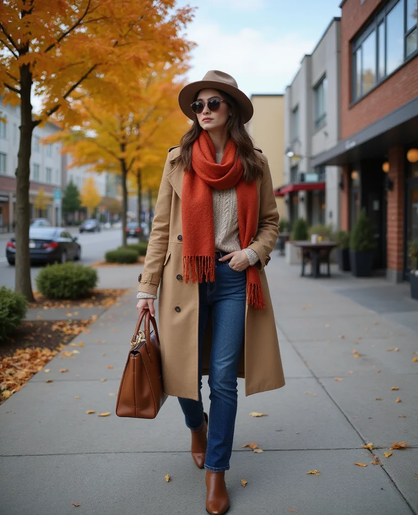 Master the Art of Layering: 13 Vancouver Outfits for October You Need to Try! 36 what to wear in Vancouver in October Master the Art of Layering: 13 Vancouver Outfits for October You Need to Try! - 6. Scarves: The Ultimate Layering Accessory 1
