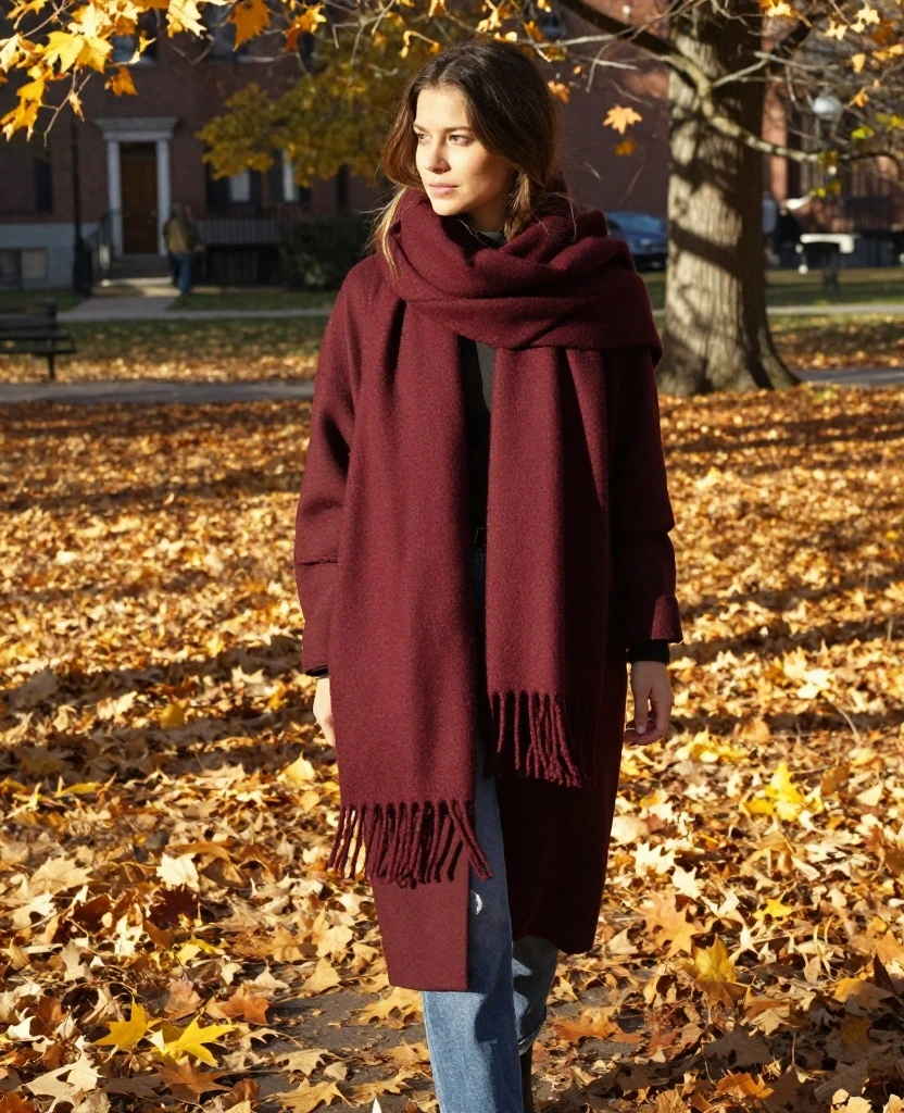 What to Wear in Boston This November? 15 Must-Have Clothing Pieces! 13 what to wear in Boston this November What to Wear in Boston This November? 15 Must-Have Clothing Pieces! - 3. Chunky Scarves 1