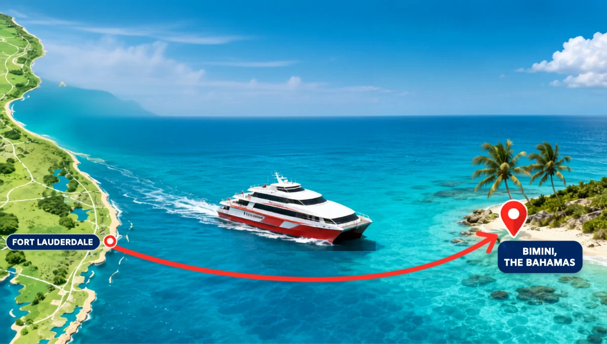 Yes, You Can Take a 2-Hour Ferry From Florida to The Bahamas 1 ferry from Florida to The Bahamas Yes, You Can Take a 2-Hour Ferry From Florida to The Bahamas