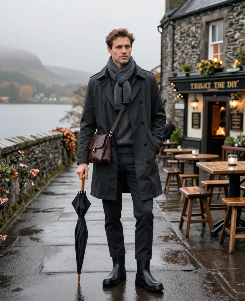 10 Killarney November Outfits That Go From Castle Sightseeing to Cozy Pub Evenings 66 What to Wear in Killarney in November 10 Killarney November Outfits That Go From Castle Sightseeing to Cozy Pub Evenings - 10. The Polished Monochrome Outfit for Easy Day-to-Night Style 1